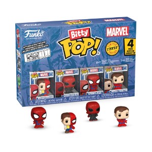 Marvel - Spider-Man Peter Parker Bitty Pop! Vinyl 4-Pack