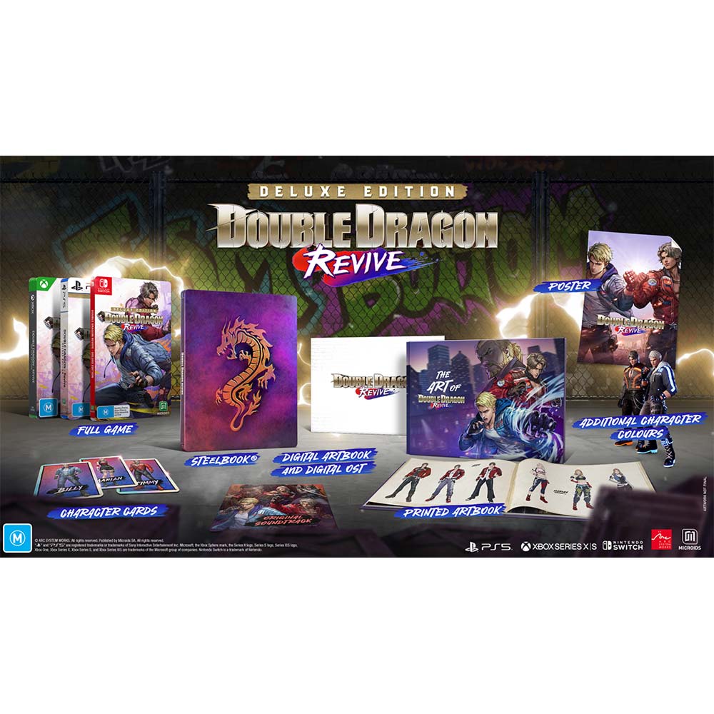 Double Dragon Revive - Deluxe Edition - Packshot 2