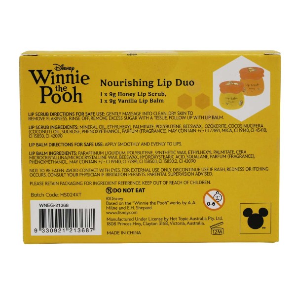 Disney - Winnie the Pooh Nourishing Lip Duo - Packshot 4