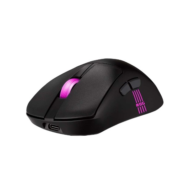 ASUS ROG - Keris II Origin eSports Ergo Wireless Gaming Mouse - Black - Packshot 5