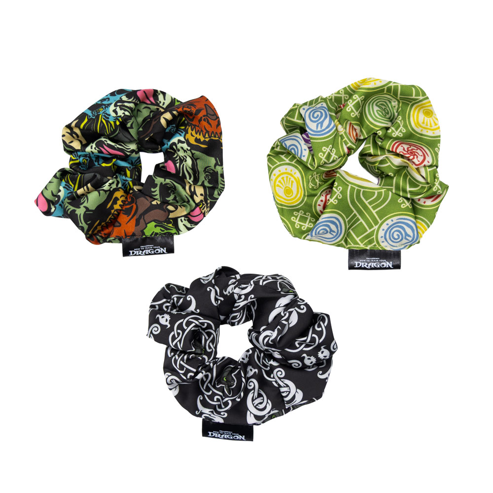 How to Train Your Dragon - Dragon & Berk Icons Scrunchie 3-Pack - Packshot 1