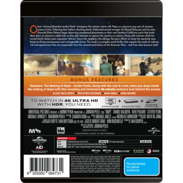Nope (4K UHD) - Packshot 2