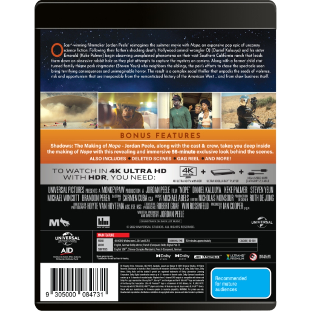 Nope (4K UHD) - Packshot 2