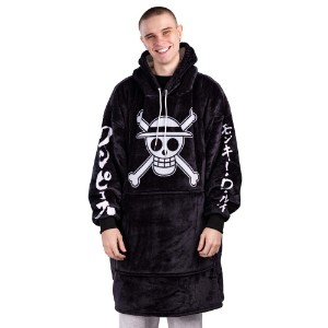One Piece - Straw Hat Jolly Roger Oversized Blanket Hoodie