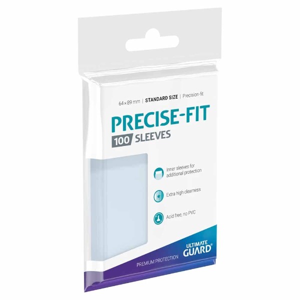Ultimate Guard TCG – Precise-Fit Inner Sleeves - Transparent - Packshot 1