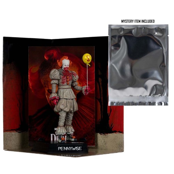 It: Welcome to Derry (2025) - Pennywise (Bloody) Movie Maniacs 6" Figure - Packshot 4