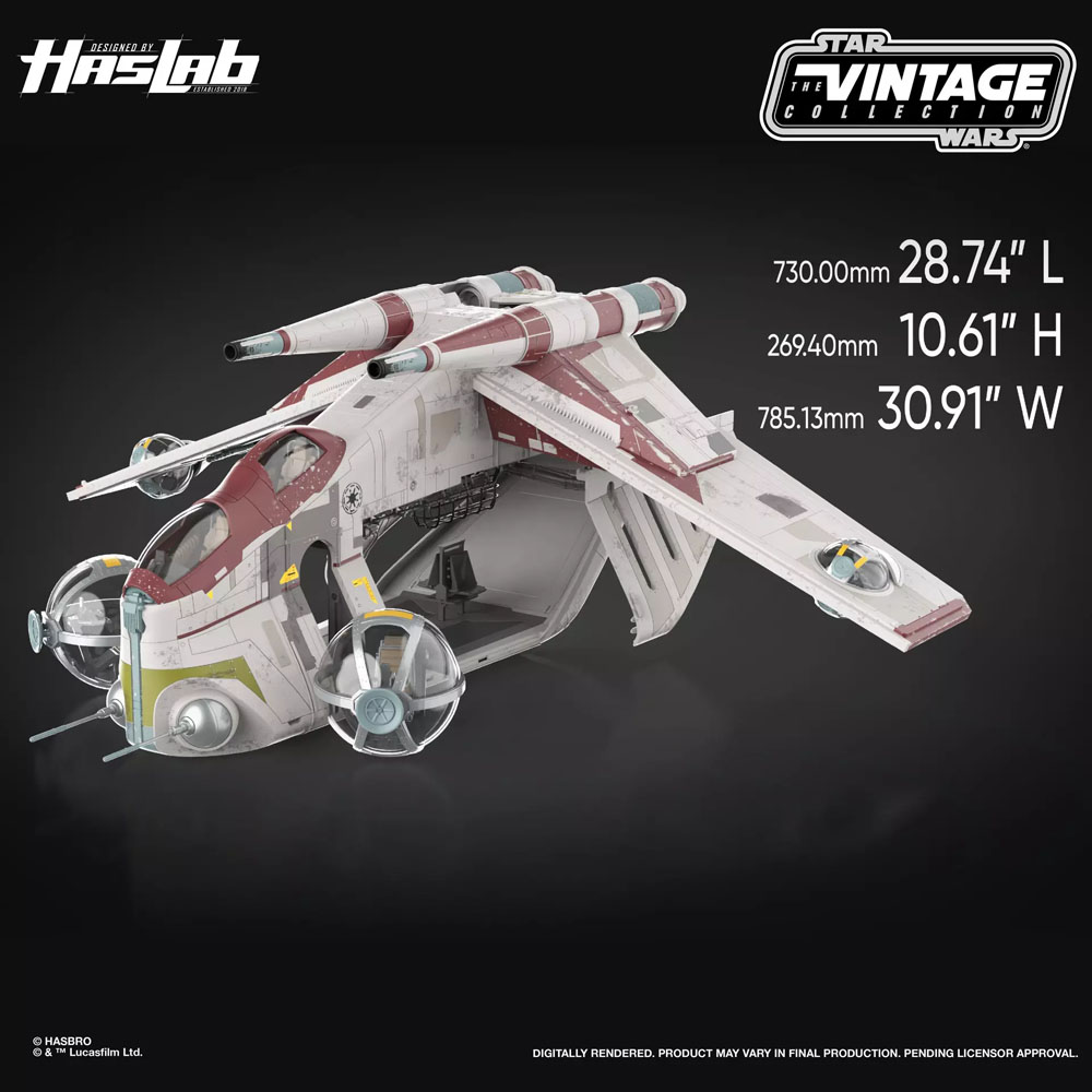Star Wars - Attack of the Clones - The Vintage Collection LAAT/i Gunship Figure Set - Packshot 2