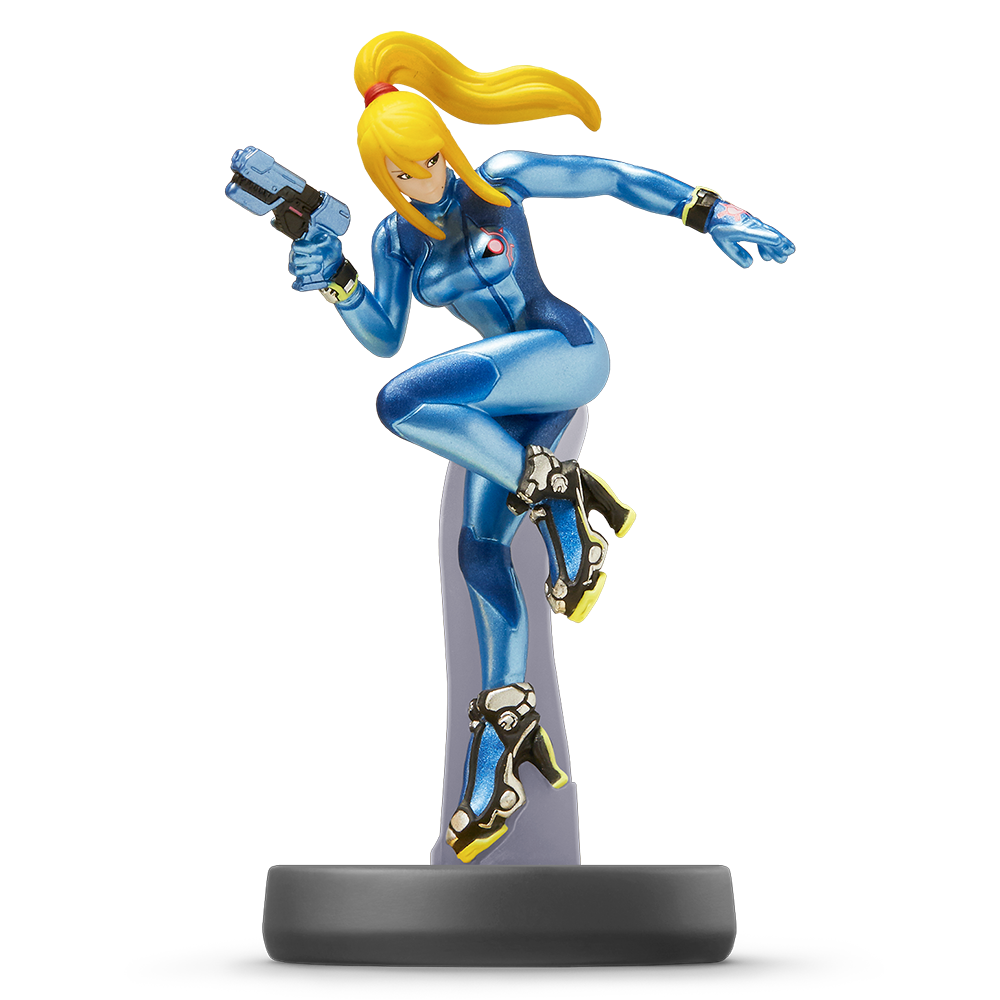 Nintendo amiibo (Super Smash Bros.) - Zero Suit Samus Character Figure - Packshot 1