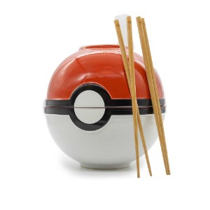 Pokemon - Pokeball Ramen Bowls with Chopsticks 2-Pack