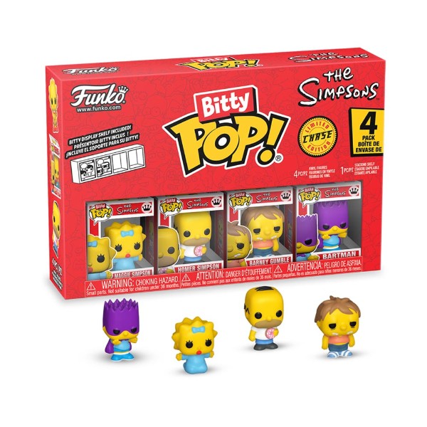 The Simpsons - Homer Bitty Pop! Vinyl 4-Pack - Packshot 1