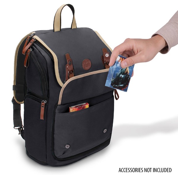 Enhance Designer Edition - Full Size Trading Card Storage Box Backpack - Black - Packshot 2
