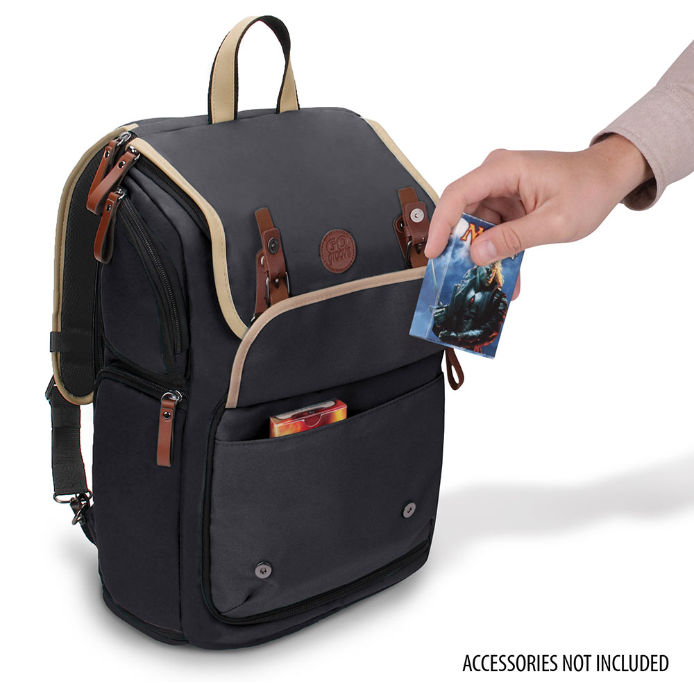 Enhance Designer Edition - Full Size Trading Card Storage Box Backpack - Black - Packshot 2