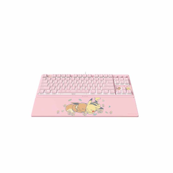 Razer - Ornata V3 Tenkeyless Eevee/Pikachu Pokemon Edition Wired Gaming Keyboard - Packshot 4