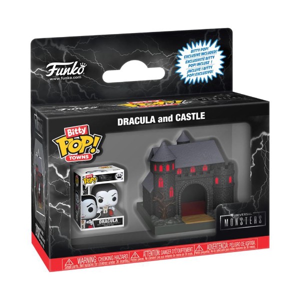 Universal Monsters - Dracula & Castle Bitty Pop! Town - Packshot 2