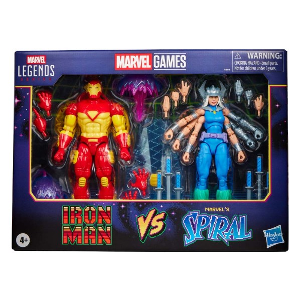 Marvel - Iron-Man vs. Marvel’s Spiral Marvel Legends Action Figure Set - Packshot 4