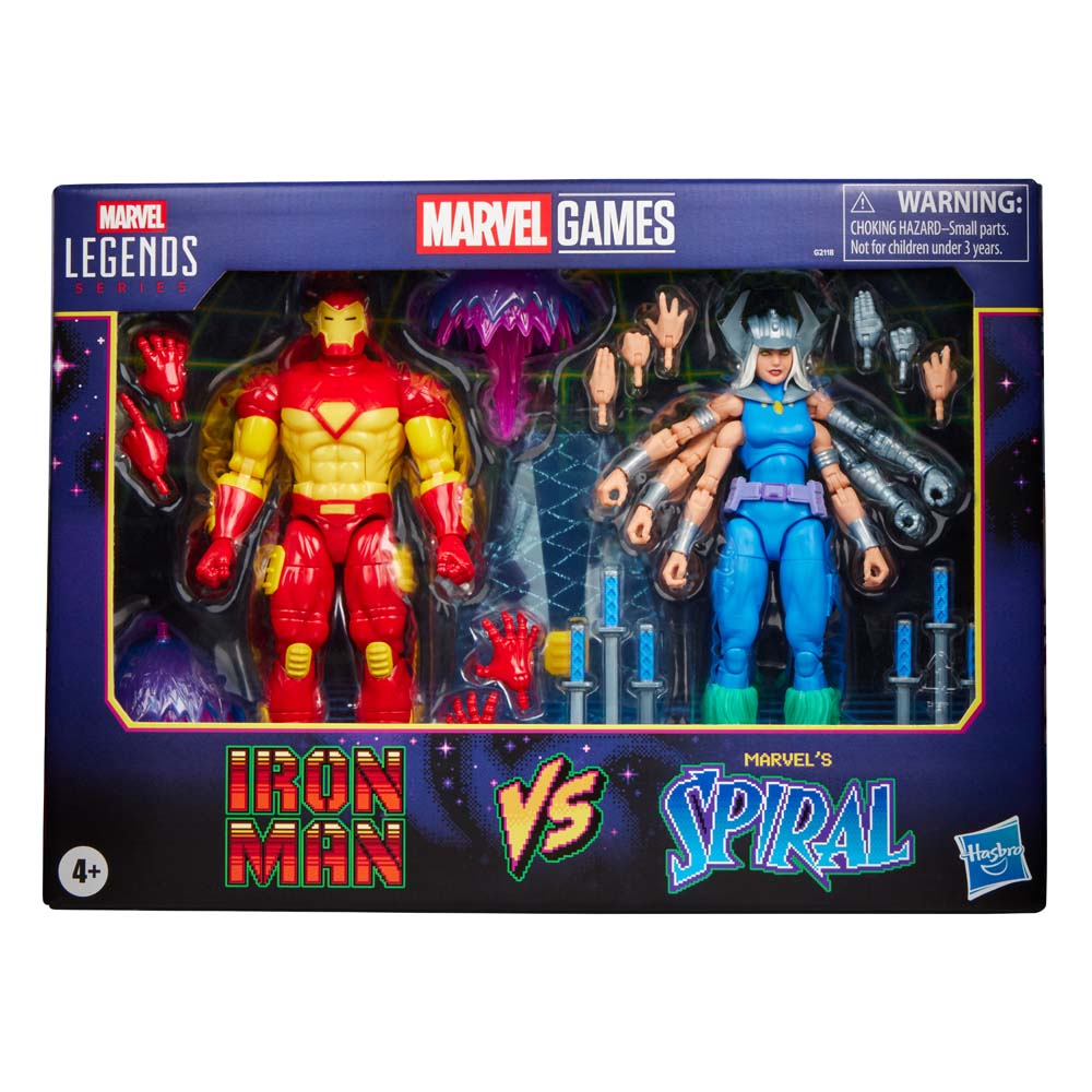 Marvel - Iron-Man vs. Marvel’s Spiral Marvel Legends Action Figure Set - Packshot 4
