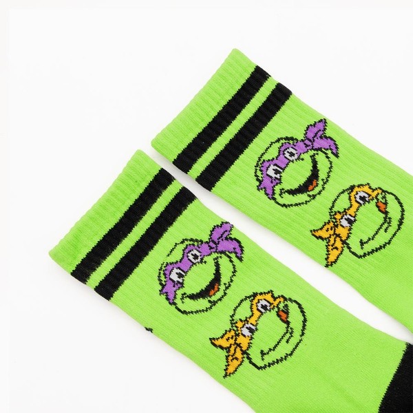 Teenage Mutant Ninja Turtles - Classic Turtles Faces Kids Sport Socks - Packshot 2
