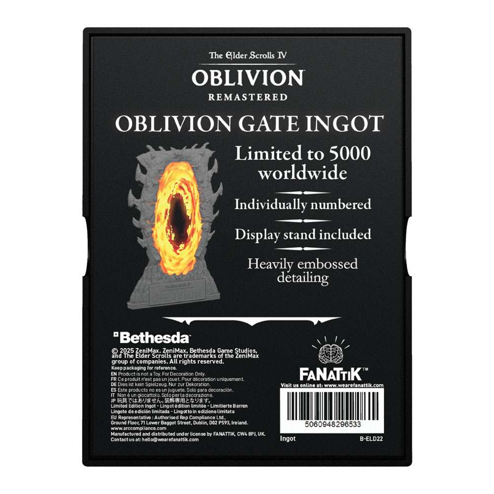 The Elder Scrolls IV: Oblivion Remastered - Oblivion Gates Ingot - Packshot 4