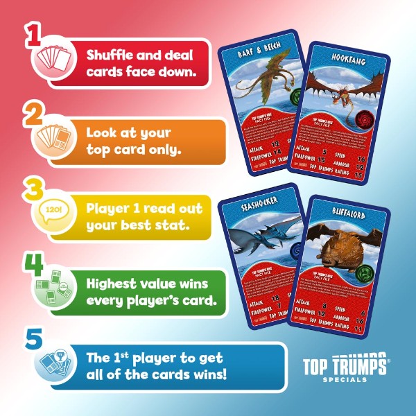 How to Train Your Dragon - Top Trumps Specials Card Game - Packshot 4