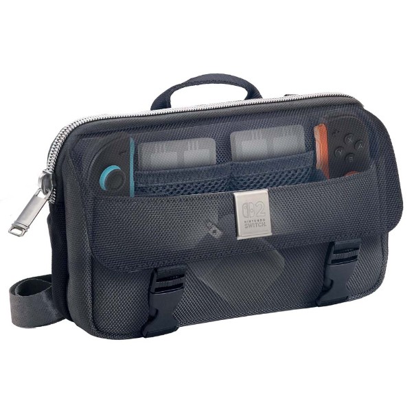 Game Traveler Deluxe Crossbody Bag for Nintendo Switch 2 - Black - Packshot 4