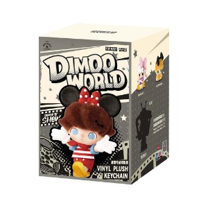 POP MART - DIMOO WORLD x DISNEY Vinyl Plush Keyring Series Blind Box (Single Box)