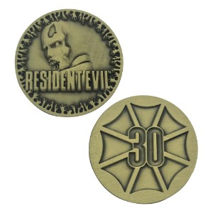 Resident Evil - 30th Anniversary Presentation Limited Edition Coin - Antique Brass