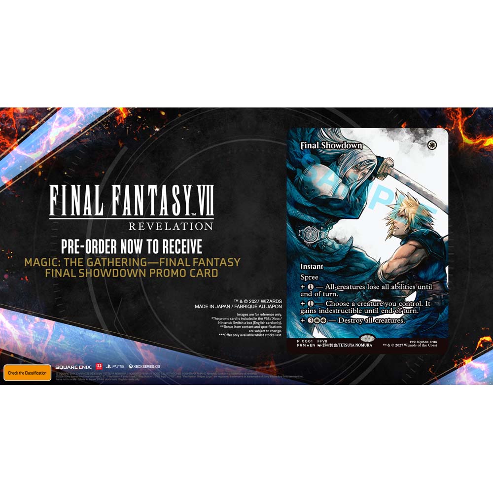 FINAL FANTASY VII REVELATION (+ Exclusive Magic: The Gathering - FINAL FANTASY Promo Card) - Packshot 2