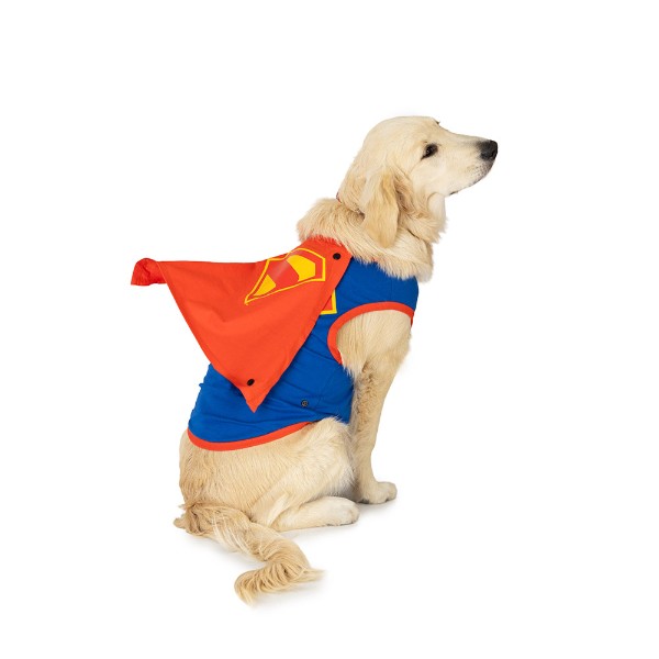 DC Comics - Superman 2025 - Superman Shield (with Cape) Pet T-Shirt - Packshot 3