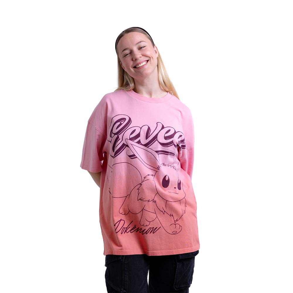 Pokemon - Eevee Line Art Oversized T-Shirt - Packshot 3
