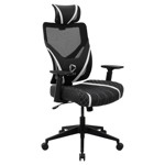 OneX GE300 Breathable Ergonomic Gaming Chair - Black/White - Packshot 2