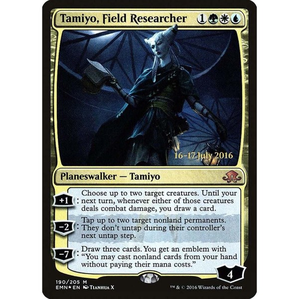 Magic: The Gathering - TCG - Prerelease Cards - Tamiyo, Field Researcher 190 Foil - Packshot 1