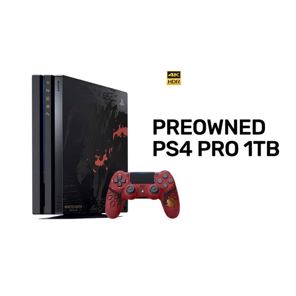 ソフト無し PlayStation 4 Pro MONSTER HUNTER Monster-hunter-world-PS4-Pro-