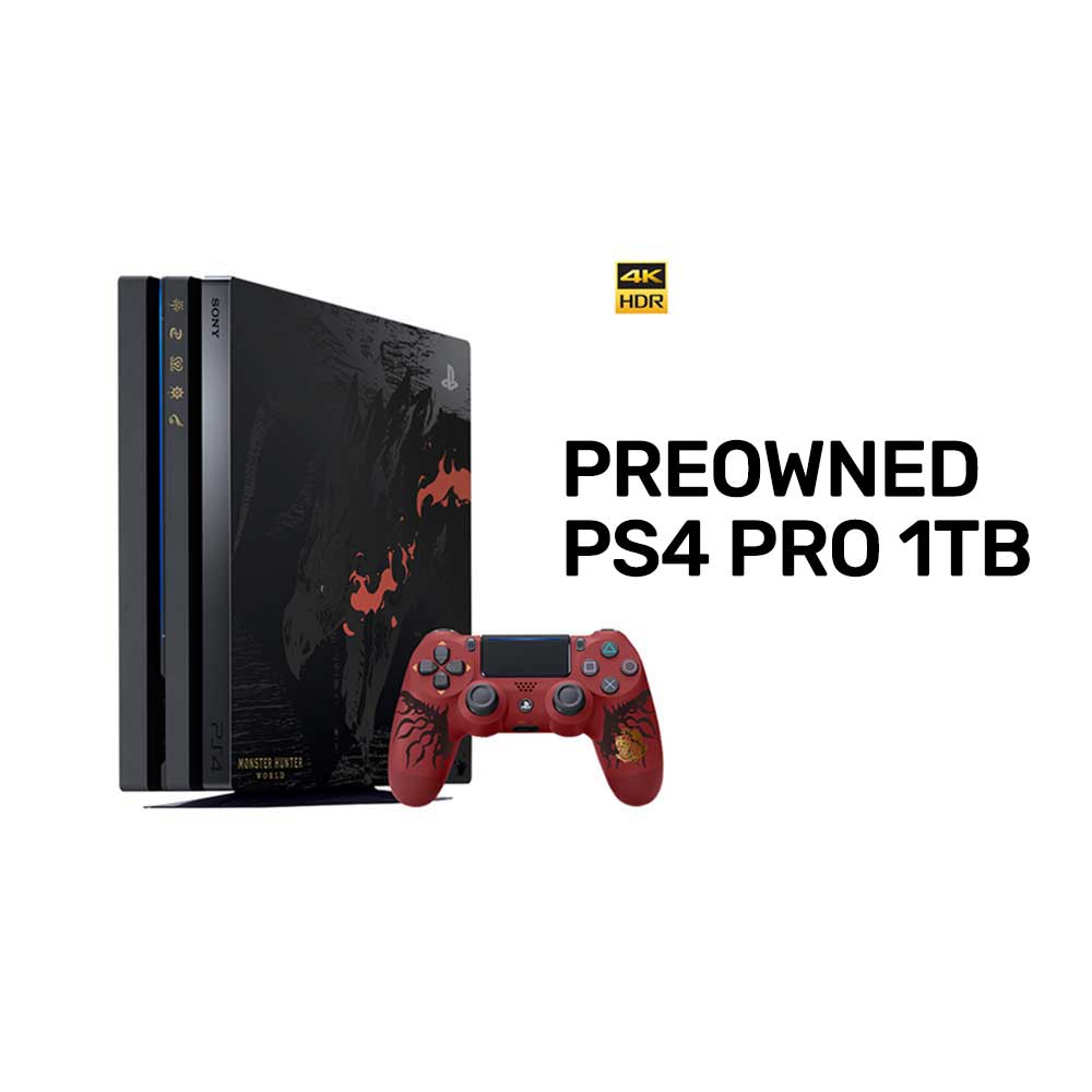 PlayStation 4 Pro 1TB Monster Hunter World Rathalos Limited