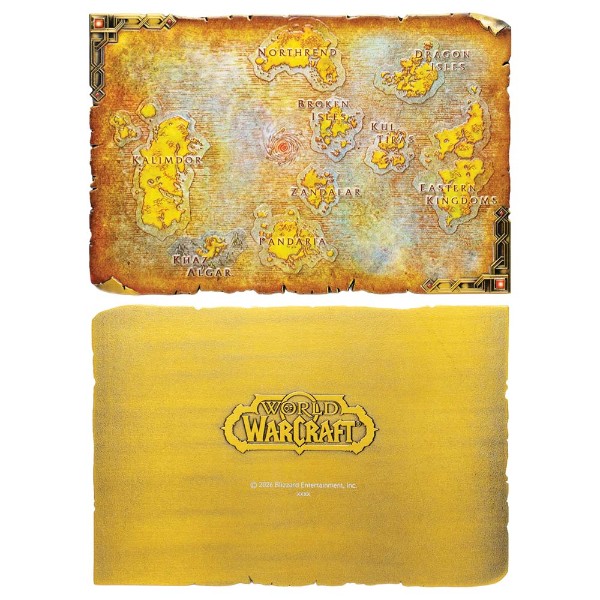 World of Warcraft - Metal Map of Azeroth Limited Edition Replica - Packshot 3