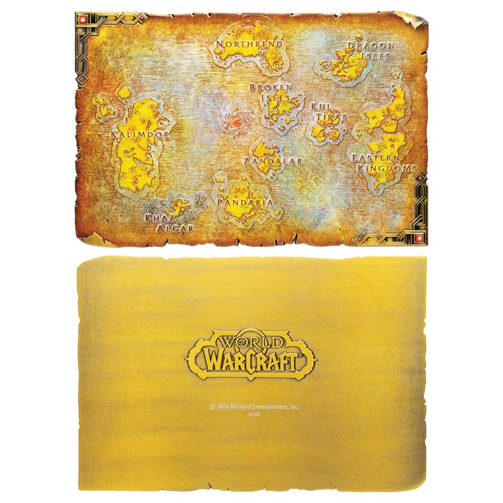 World of Warcraft - Metal Map of Azeroth Limited Edition Replica - Packshot 3