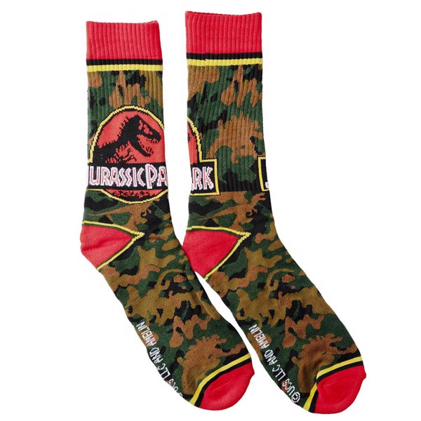 Universal Jurassic Park Dino Camouflage Sport Socks Clothing EB