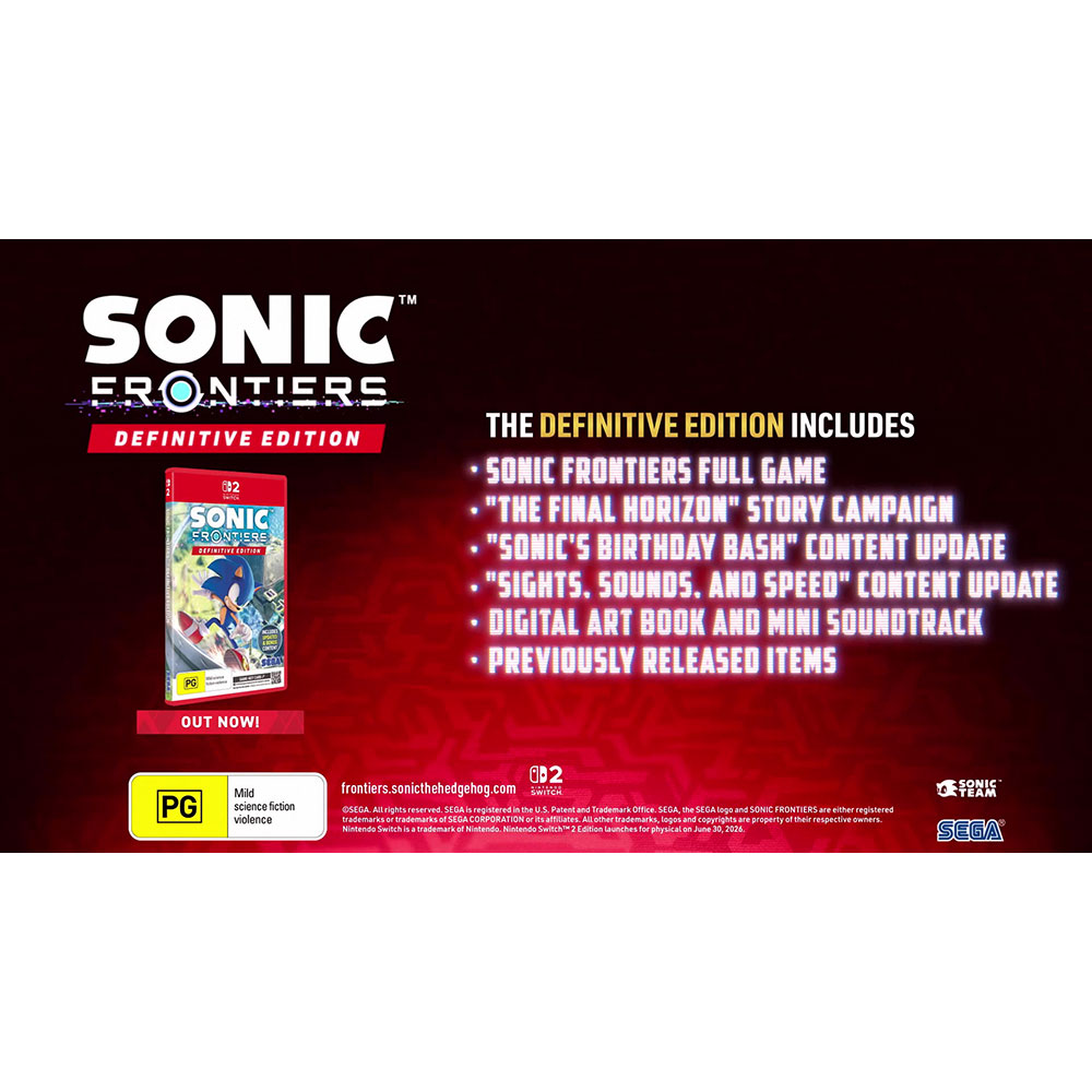 Sonic Frontiers - Definitive Edition - Packshot 2