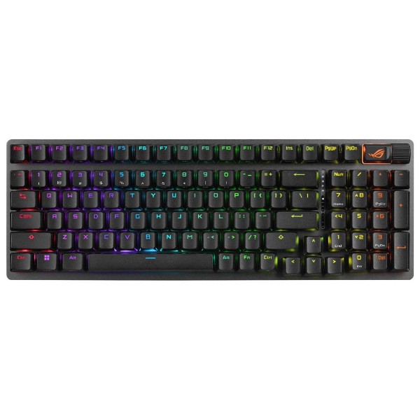 ASUS ROG - Strix Scope II 96 Wireless Keyboard (NX Snow Switch) - Black - Packshot 2