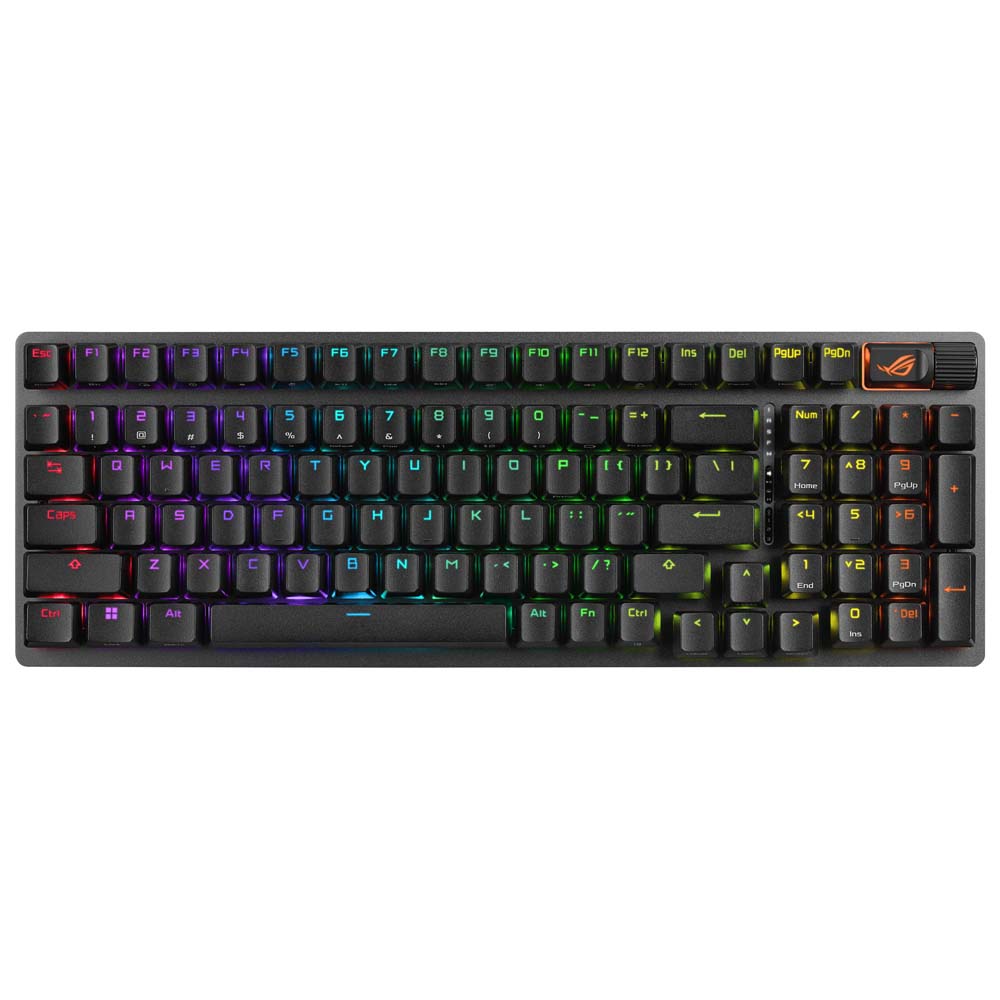 ASUS ROG - Strix Scope II 96 Wireless Keyboard (NX Snow Switch) - Black - Packshot 2