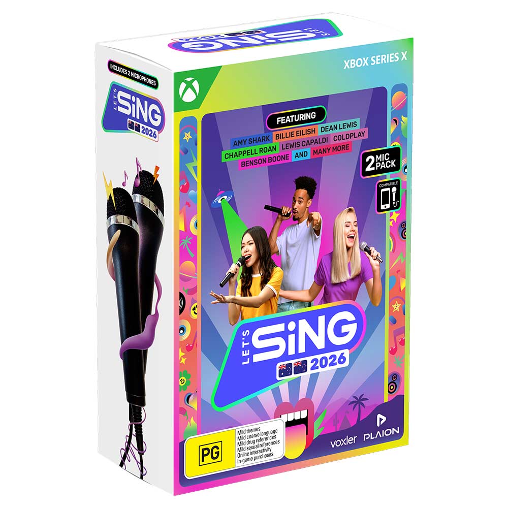 Let's Sing 2026 - 2-Mic Bundle - Xbox Series X - EB Games Australia