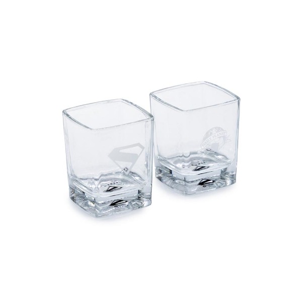 DC Comics - Superman Shield Premium Glass 2-Pack - Packshot 2
