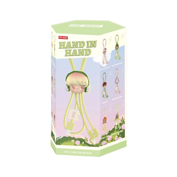 POP MART - Hand in Hand Series-2 in 1 Cable Blind Box (Single Box