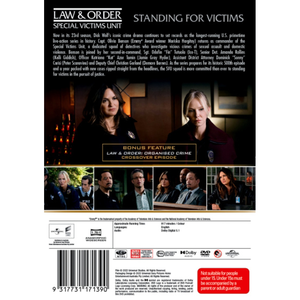 Law & Order: Special Victims Unit: Season 23  - Packshot 2