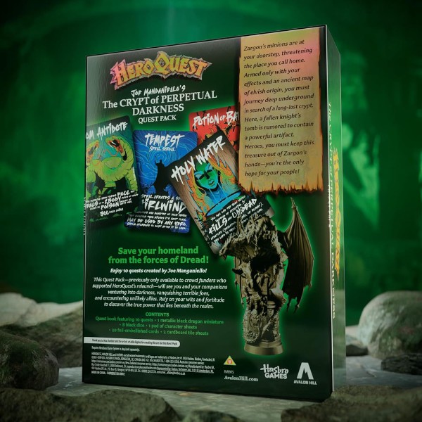 HeroQuest - Joe Manganiello’s The Crypt of Perpetual Darkness Quest Pack Board Game (Expansion) - Packshot 2