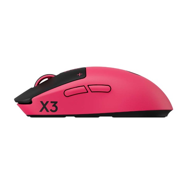 Logitech - PRO X3 SUPERSTRIKE Wireless Gaming Mouse - Pink - Packshot 3
