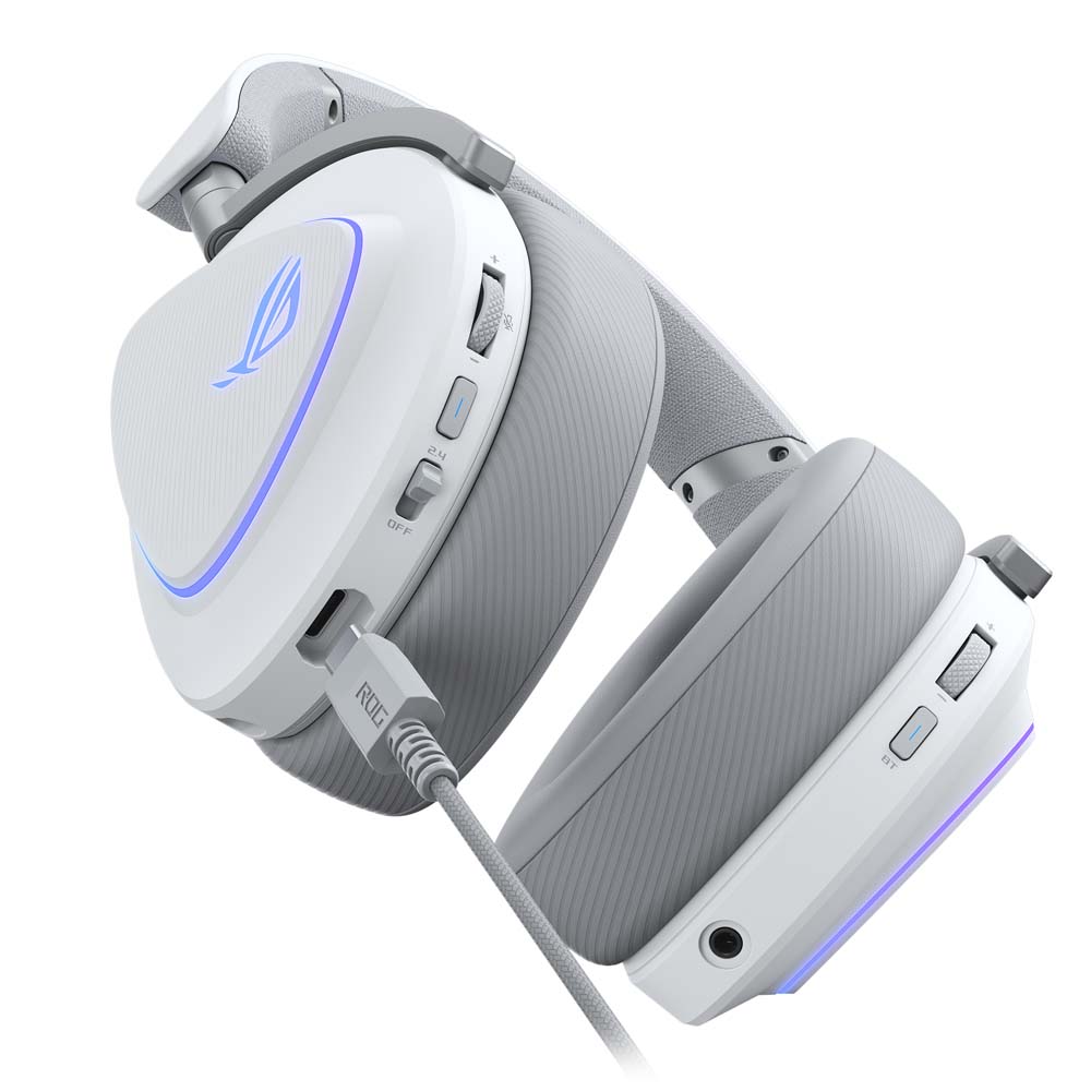 ASUS ROG - Delta II Wireless Gaming Headset - White - Packshot 5