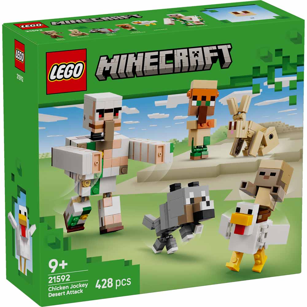 Minecraft – LEGO Chicken Jockey Desert Attack #21592 - Packshot 4