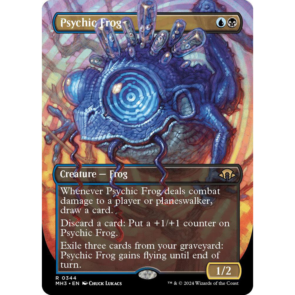 【MTG】超能力蛙/Psychic Frog 旧枠Foil 英)超能力蛙 / Psychic Frog【MH3】 【Foil】 No.199｜MtG通販