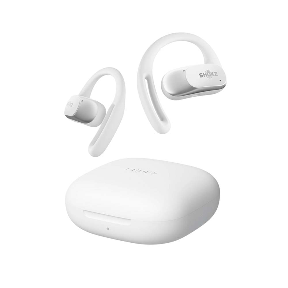 Shokz - OpenFit Air - White - Packshot 2