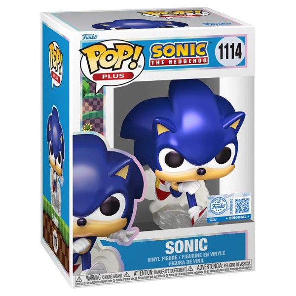 Sonic The Hedgehog - Sonic (Pearlescent) Plus Pop! Vinyl Figure - Packshot 2